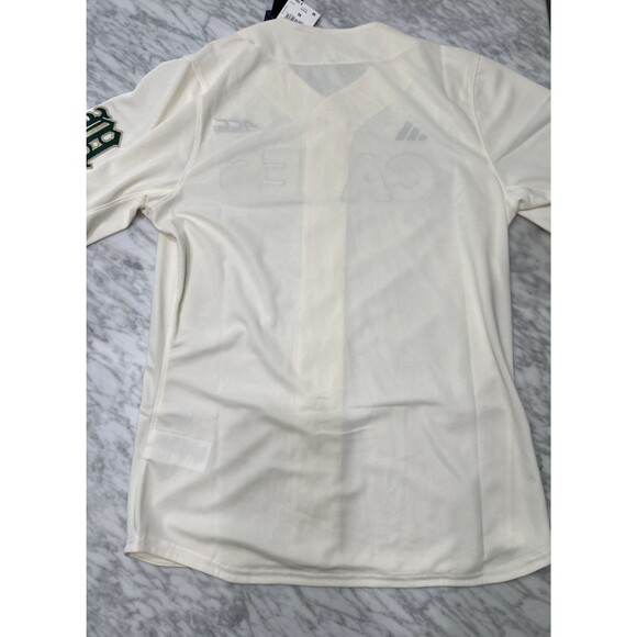 Adidas Miami Hurricanes Canes Baseball Button Down Jersey Men’s Medium JD0739 - Picture 7 of 8
